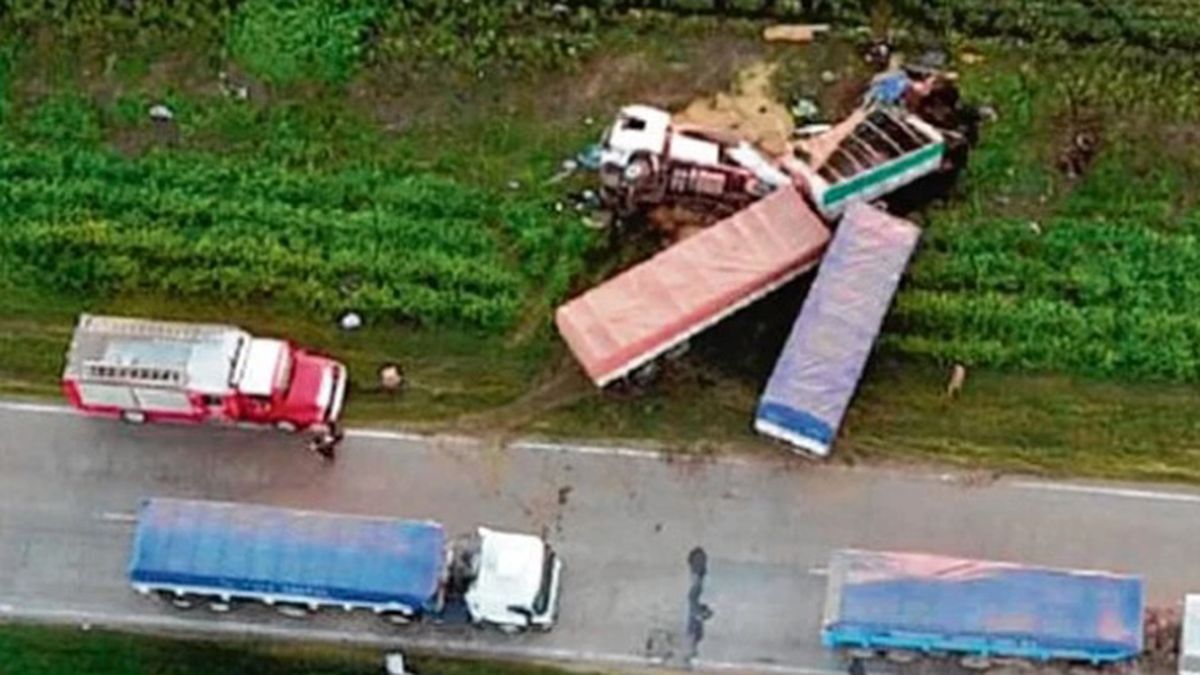 Murió el camionero que resultó herido en un choque en Ricardone