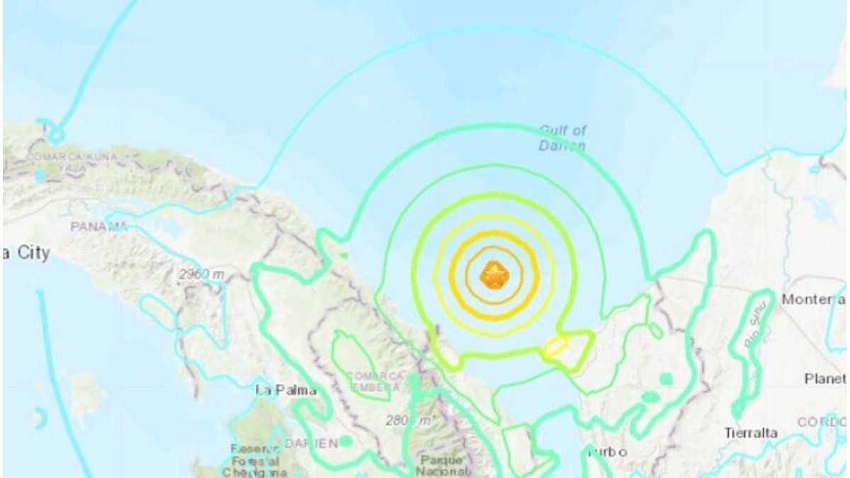 Sismo de magnitud 6 6 sacude frontera entre Colombia y Panamá