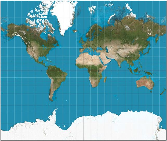 Top Imagen Polo Norte Mapa Planisferio Viaterra Mx