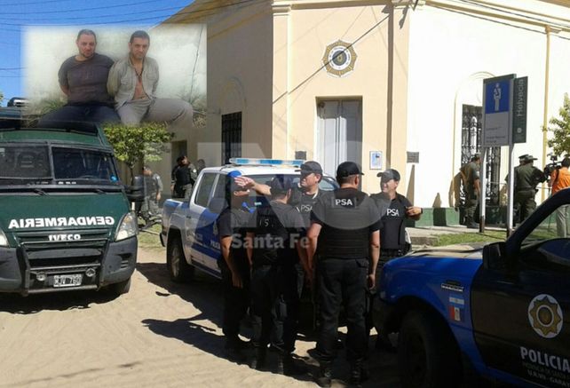 Trasladan a Cristian Lanatta y Víctor Schillaci desde Helvecia hacia