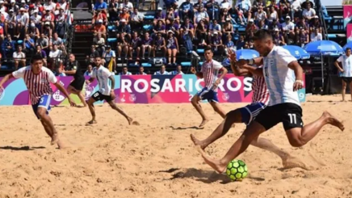 Fútbol playa: qué días jugará la selección argentina en la Copa América de Rosario
