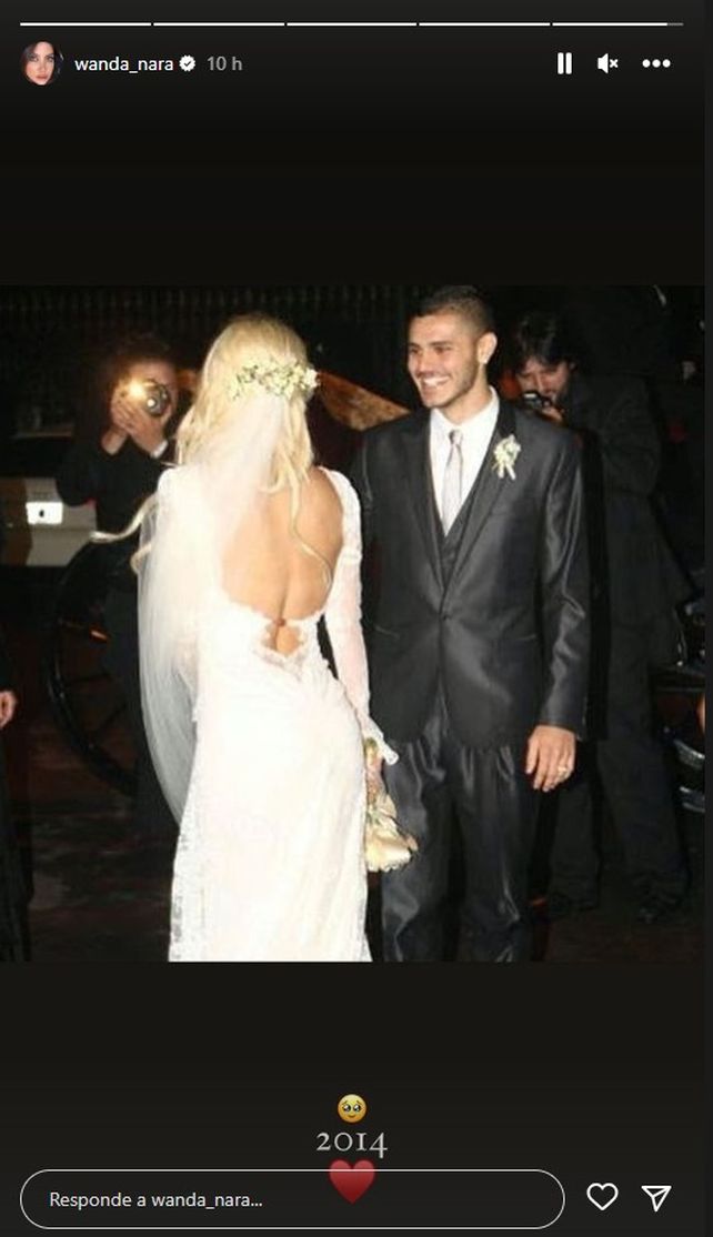 Reconciliados Mauro Icardi compartió fotos románticas con Wanda Nara