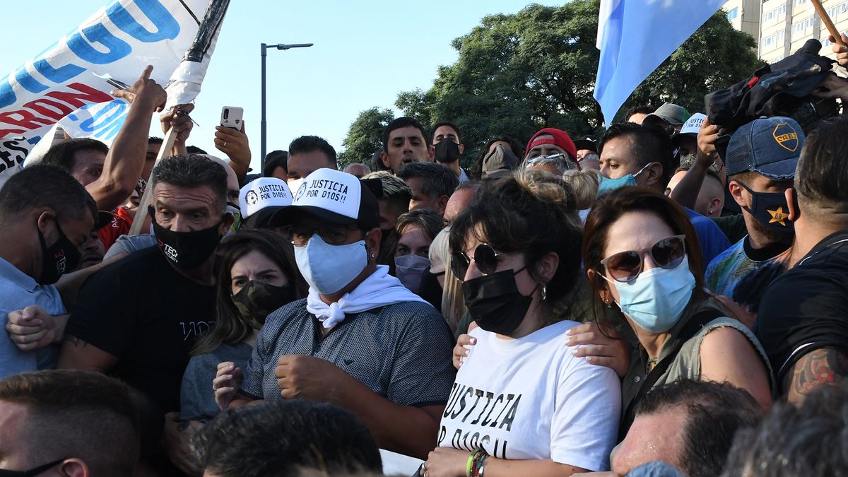 Marcha Y Desbordes En El Obelisco Durante El Reclamo De Justicia Por La