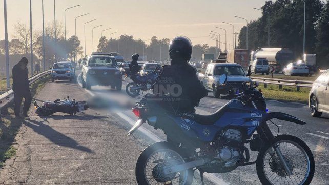 Accidente Fatal En La Autopista Rosario Santa Fe Un Motociclista