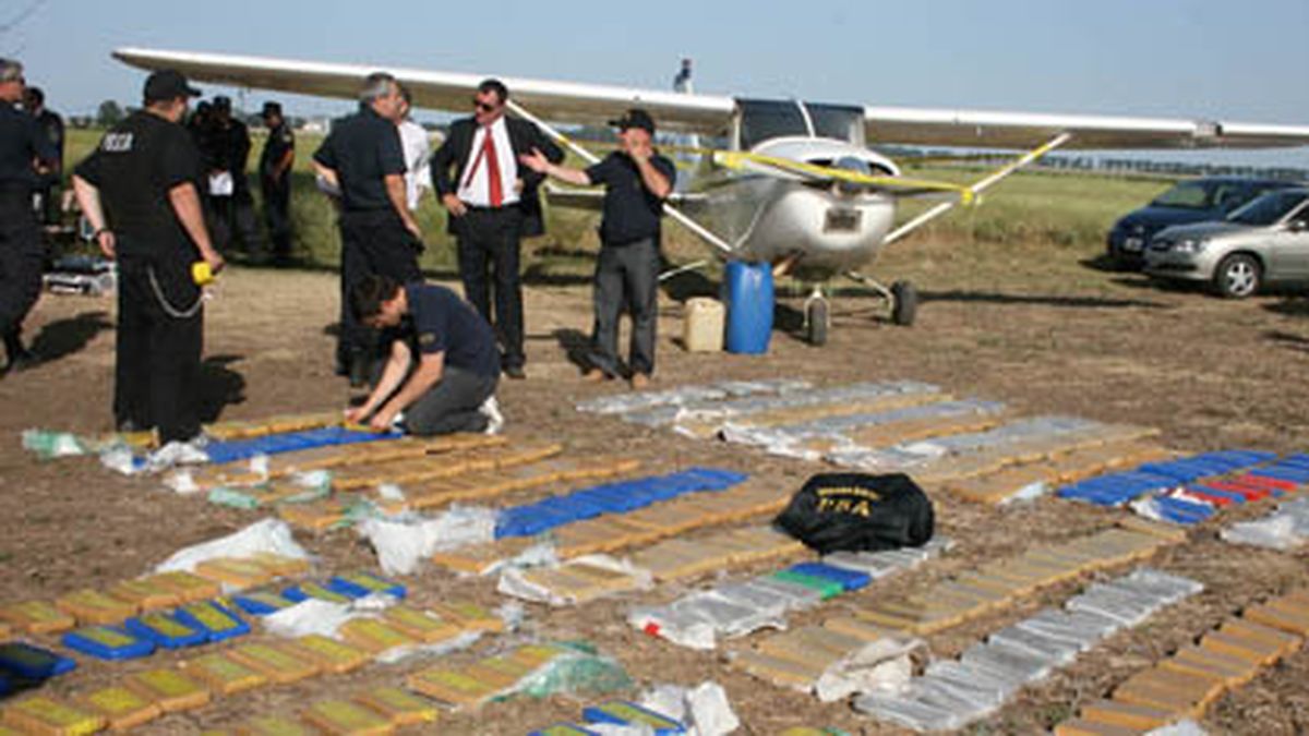 Aterrizó una avioneta con más de 300 kilos de marihuana en Pergamino