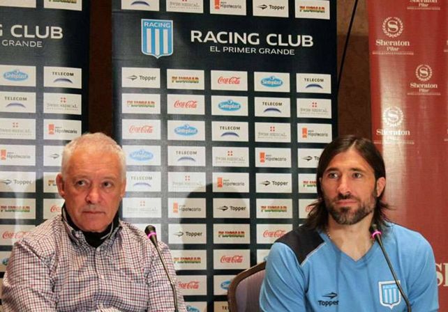 Mariano Pavone se sumó a Racing