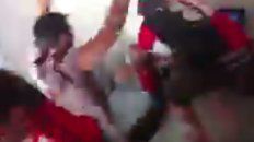 El video del festejo del gol de Maxi Rodríguez se volvió viral en las redes sociales. El video del festejo del gol de Maxi Rodríguez se volvió viral en las redes sociales.