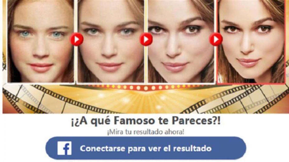 ¿A qué famoso te parecés?, el peligroso juego de Facebook