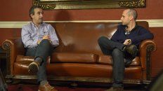 Mano a mano. Pablo Javkin visitó La Capital y tuvo una distendida charla con Guillermo Zysman. Mano a mano. Pablo Javkin visitó La Capital y tuvo una distendida charla con Guillermo Zysman.