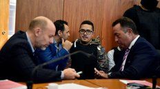 Juntos. El acusado Guille Cantero rodeado por sus abogados Adrián Martínez, Fausto Yrure y Carlos Varela. Juntos. El acusado Guille Cantero rodeado por sus abogados Adrián Martínez, Fausto Yrure y Carlos Varela.