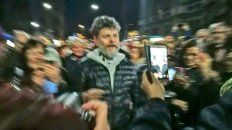 alfredo casero, ovacionado en la marcha al congreso alfredo casero, ovacionado en la marcha al congreso