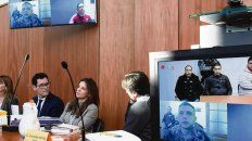 Por TV. Los principales condenados asistieron al debate desde la cárcel. Por TV. Los principales condenados asistieron al debate desde la cárcel.