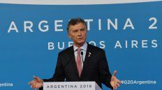 Mauricio Macri, en calidad de anfitrión, fue el encargado de anunciar los consensos en el documento final. Mauricio Macri, en calidad de anfitrión, fue el encargado de anunciar los consensos en el documento final.