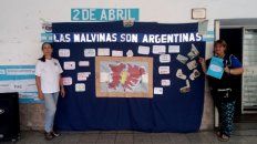 Presentes. El cartel con los nombres de las veteranas de guerra. Presentes. El cartel con los nombres de las veteranas de guerra.