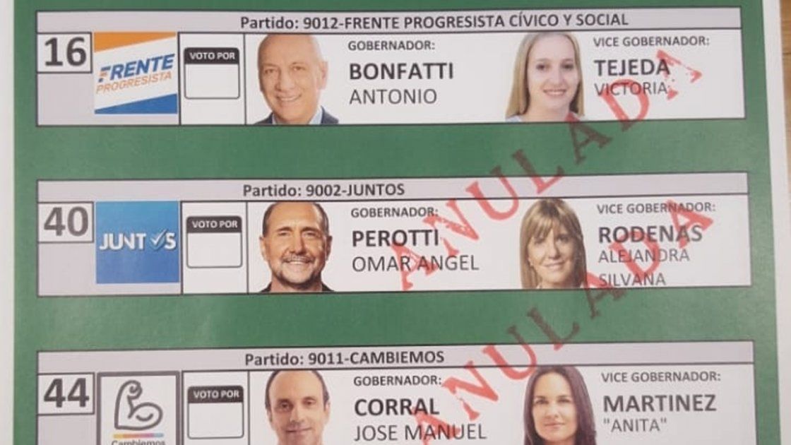 Cómo Son Las Boletas Para Las Elecciones Generales En Santa Fe 2858