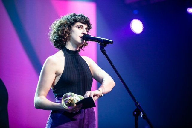 Marilina Bertoldi, la ganadora del Gardel de Oro en Mendoza.