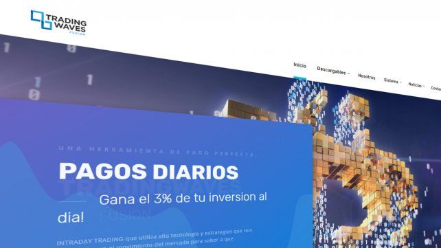 La página web de Trading Waves.