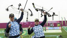 La dupla argentina consiguió una medalla histórica. La dupla argentina consiguió una medalla histórica.