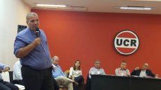 El presidente del radicalismo santafesino El presidente del radicalismo santafesino