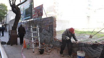 Primer paso para la obra del complejo cultural y educativo que se levantará en Salta 2141 Primer paso para la obra del complejo cultural y educativo que se levantará en Salta 2141