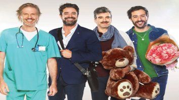 Facundo Arana, Luciano Castro, Daniel Hendler y Nicolás Francella son los galanes de esta historia de amor. Facundo Arana, Luciano Castro, Daniel Hendler y Nicolás Francella son los galanes de esta historia de amor.