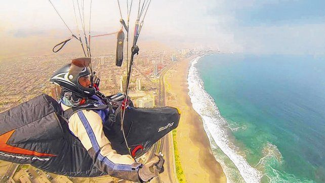 Experimentado. Claudio Kegalj practicaba el vuelo a vela desde hacía tiempo en diversos escenarios.