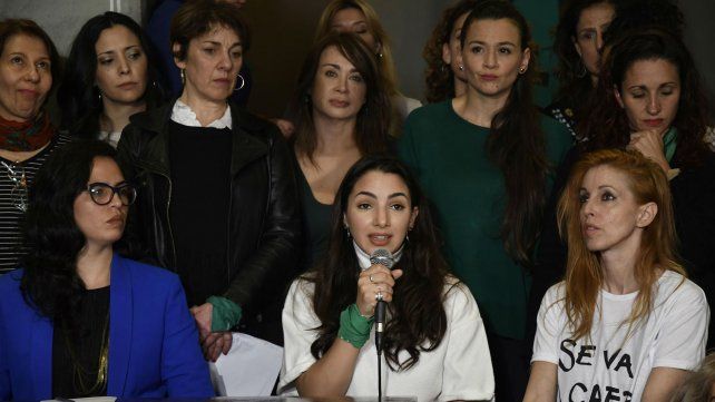 Thelma Fard&iacute;n, el d&iacute;a en que hizo p&uacute;blica su denuncia. 