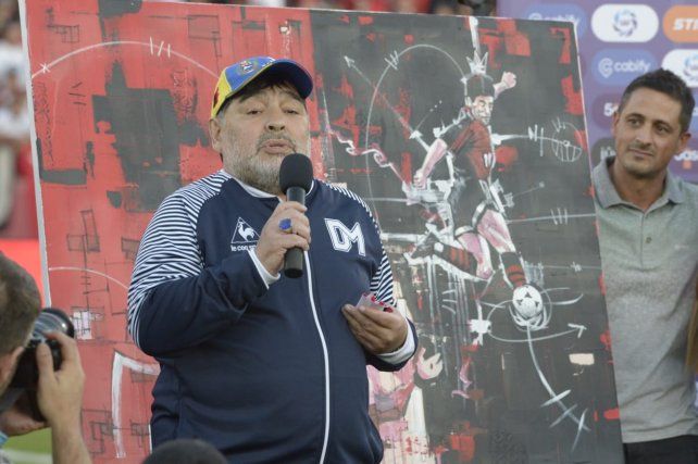 Diego en su vuelta al Coloso. 