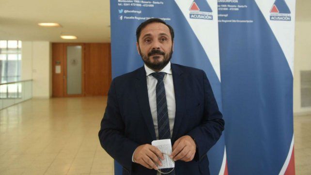 El fiscal Adrián Spelta encabeza la investigación del crimen. 