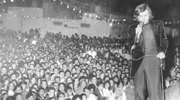 El catalán en el estadio de Central, el 7 de febrero de 1970. El catalán en el estadio de Central, el 7 de febrero de 1970.