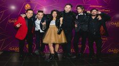 En los Gardel. El grupo estuvo presente en mayo en los premios a la música, nominados por su último disco.