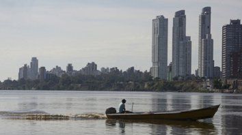 Actividad en el río. Las palometas rompen elementos con sus filosos dientes. Actividad en el río. Las palometas rompen elementos con sus filosos dientes.