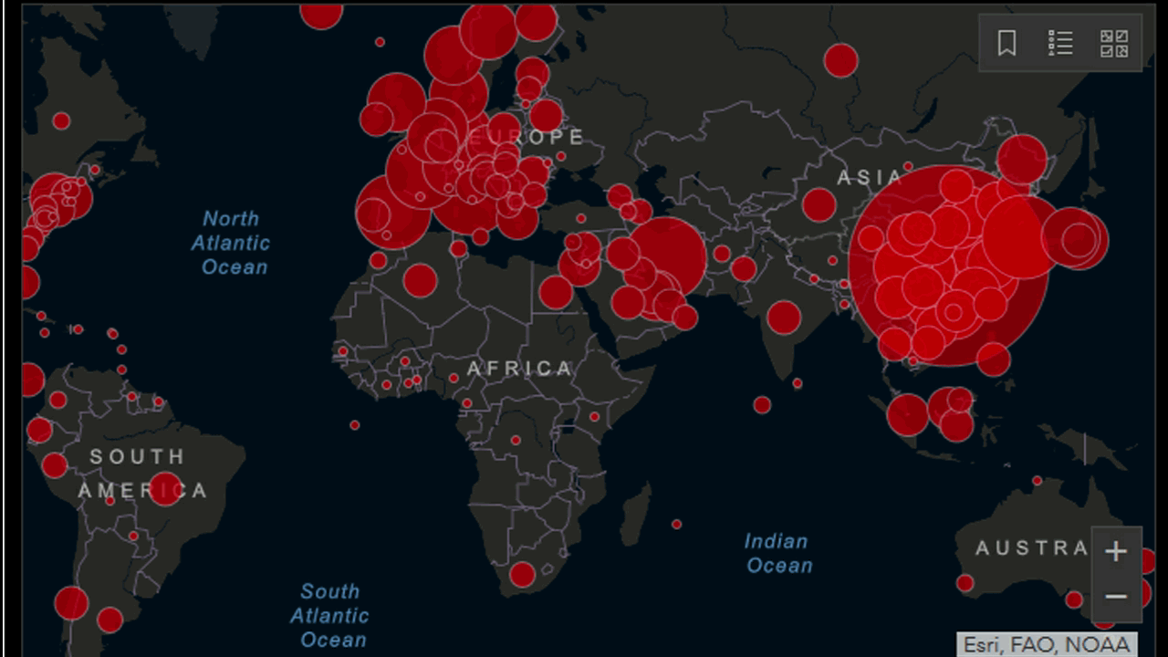 Se actualizó el mapa del coronavirus y hay 7 mil casos más que ayer