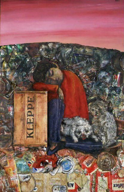 &ldquo;Juanito dormido&rdquo; (1974), del rosarino Antonio Berni (1905-1981).