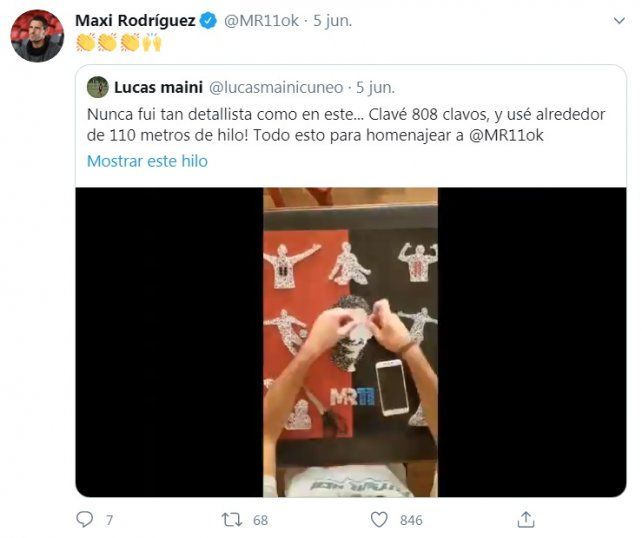 El tuit de agradecimiento de la Fiera.