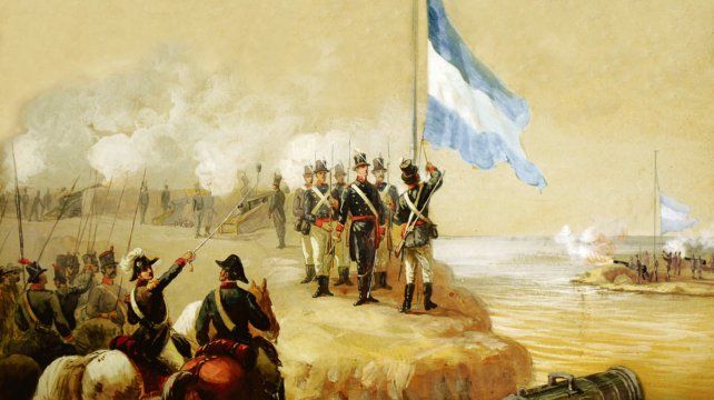 “Juramento de la bandera a orillas del río Paraná