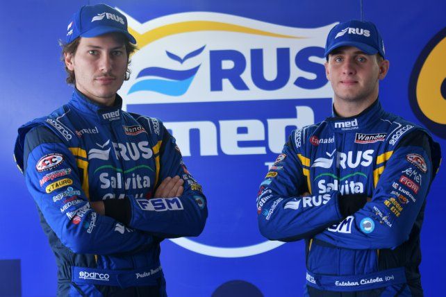 El rosarino Pedro Boero y el salte&ntilde;o por adopci&oacute;n, nacido tambi&eacute;n en Rosario, Esteban C&iacute;stola. Seguir&aacute;n siendo los pilotos del Rus Med en el TC Pista.