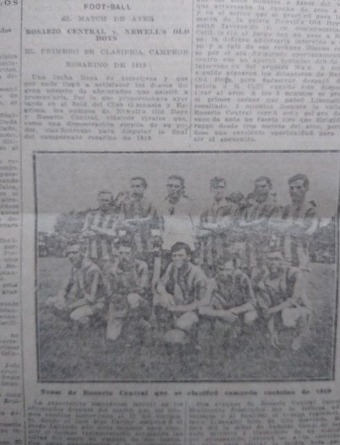 El diario La Capital y la crónica del clásico.