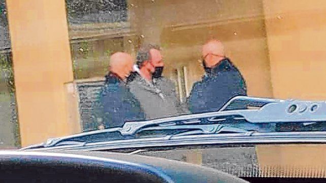 Reuni&oacute;n clave. Ponce Asahad, Ugolini y Serjal en un c&oacute;nclave el 24 de julio pasado en Montevideo al 2100.