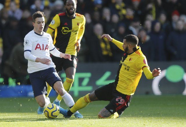 Gio Lo Celso, ex canalla, hoy en Tottenham de Inglaterra.