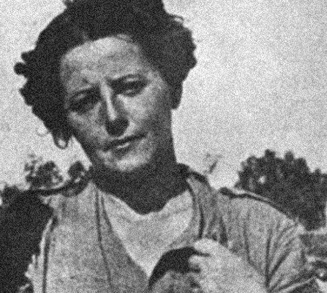 Angelines Fern&aacute;ndez durante la lucha armada contra el franquismo en Espa&ntilde;a.