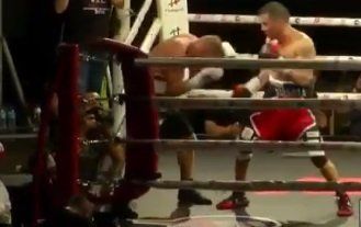 Maravilla fue superior a Fandiño. Desde el vamos tuvo la iniciativa.