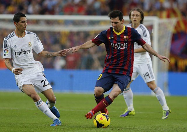 Derby español. Di María y Messi, frente a frente en un Real Madrid-Barcelona. De Rosario al mundo.