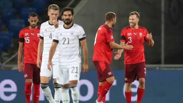 Gundogan hizo el tanto alemán y luego sufrió el empate suizo.
