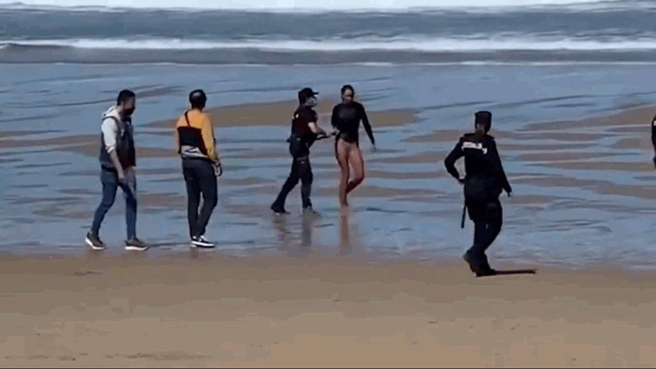 Detienen a una surfista que tenía coronavirus y estaba en el mar