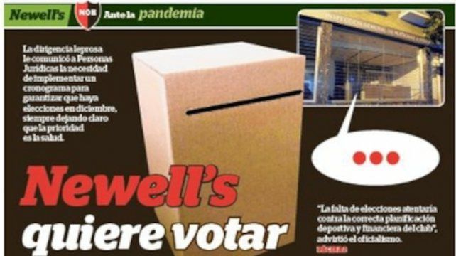 Tapa del domingo. Ovación adelantó el pedido leproso a IGPJ.