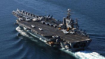 El portaaviones Theodore Roosevelt. Estas naves son clave en el despliegue militar global de EEUU. El portaaviones Theodore Roosevelt. Estas naves son clave en el despliegue militar global de EEUU.