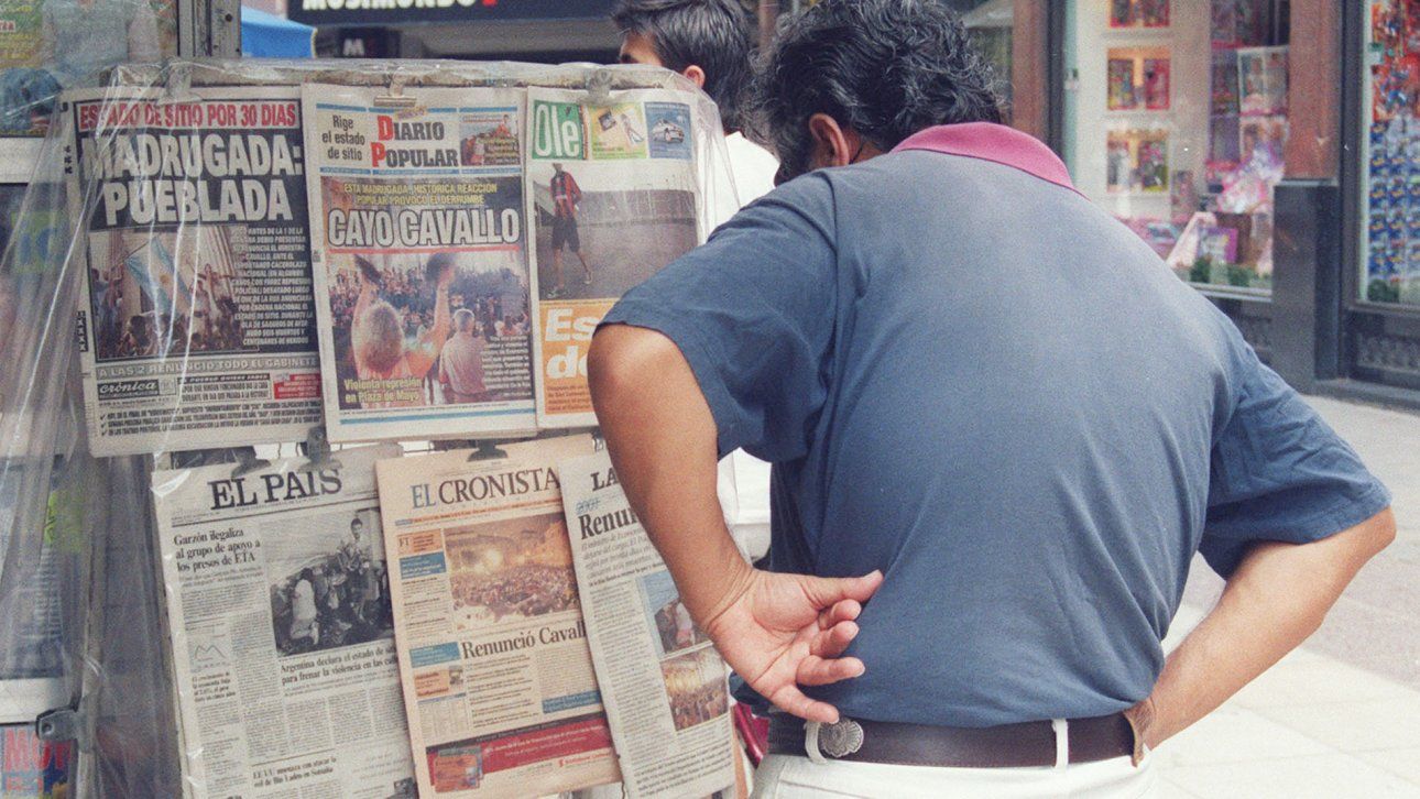Las dolorosas imágenes del trágico diciembre de 2001.