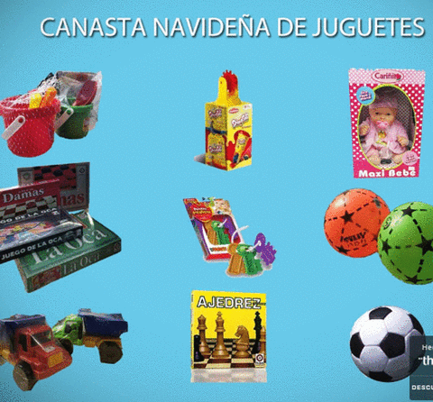 ¿Cuáles son los precios de los juguetes de la canasta navideña?