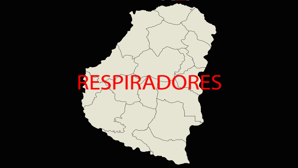 El mapa de los respiradores